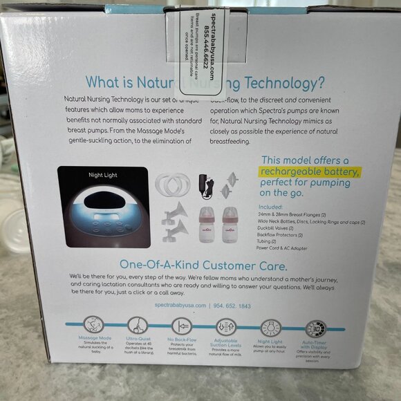 Like-new Spectra S1 Plus Breast Pump + Unused Accessories Bundle - Picture 6 of 13